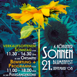 Flyer für den Werbering Köngen