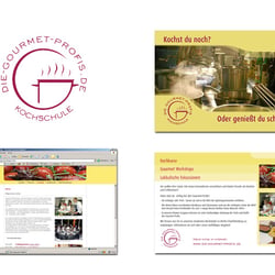 Logo, Website & Flyer „Die Gourmet-Profis “ 2010