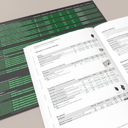Tabellensatz teilautomatisiert mit easyCatalog