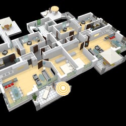 Architekturvisualisierung 3D-Grundriss