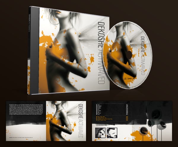 CD Cover Design, CD Cover Artwork, Dekoshe „Actiwaved“
