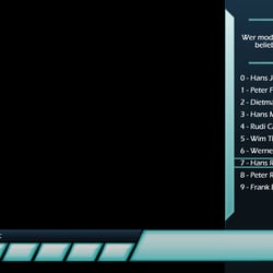 Fragengrafik im Finale