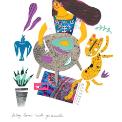 Taco Tales – illustriertes Kochbuch, Illustration Innenteil