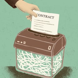 Destruction of contracts