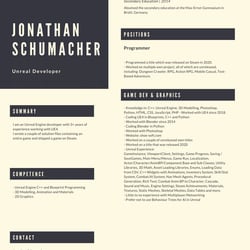 CV Jonathan Schumacher
