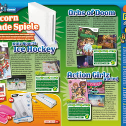 Doppelseite „Games“ – Fix & Foxi Magazin