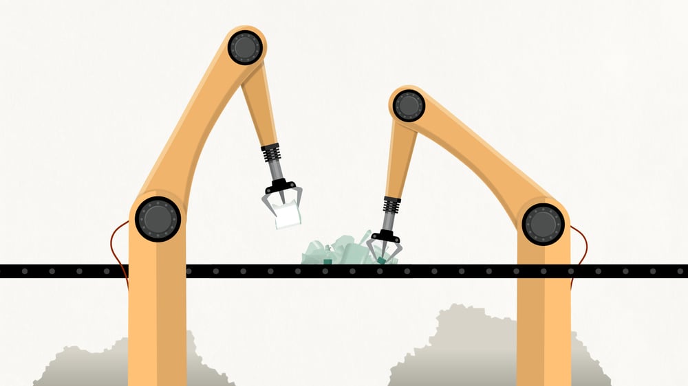 Imagefilm: PET Recycling – Roboter Sortieranlage