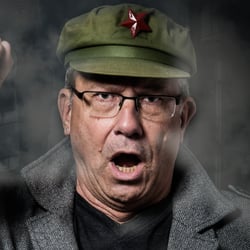 Selbstportrait Charakterportrait als Revolutionär