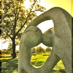 Bundesgartenschau 2007 : Skulptur im Hofwiesenpark Gera