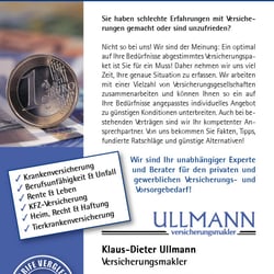 Ullmann Versicherungen – Flyer A6