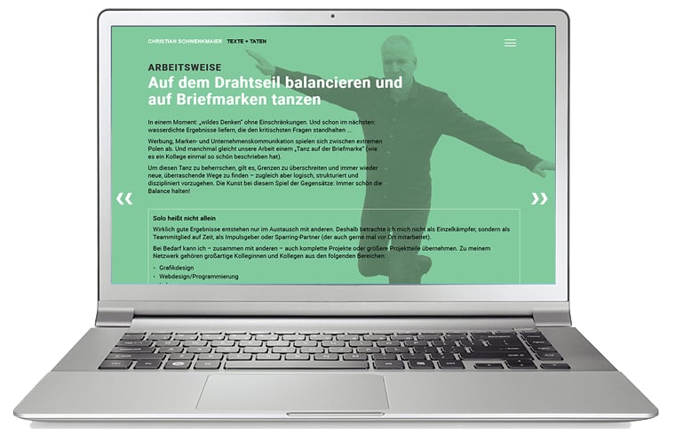 Text und Taten – Desktop
