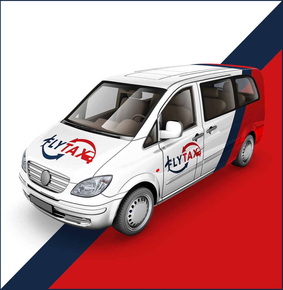 FlyTax  Corporate-Identity Autobeschriftung MAINYOUL.DESIGN