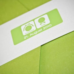 Pocket Fold Einladung „Modern“