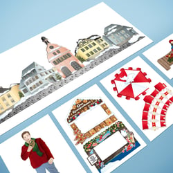 Display Illustration // Plano Einzelstanzen
