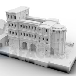Die Porta Nigra in 3D (Trier)