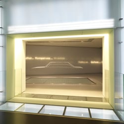 BMW Museum Flachbau; Exponat Kinetische Skulptur