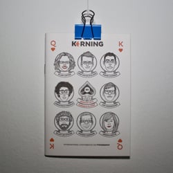 Kerning notebook: cover