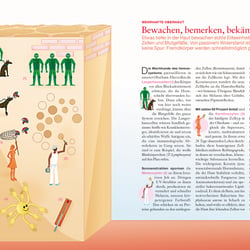 Die Haut, Illustration und Layout für healthy living