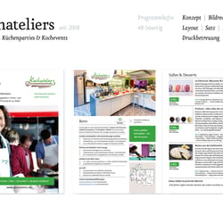 Kochateliers Programmheft