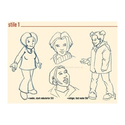 Characterdesign für BERLIN / BERLIN – Stilfindung 01