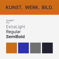 Typografie- und Farbkonzept