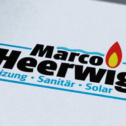 Logo für einen Heizungs- und Sanitärfachbetrieb