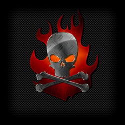 Fire Metal Skull