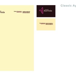Geschäftsausstattung Ayurveda: Konzeption, Gestaltung