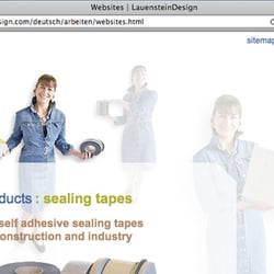 Website „GEROTEC Bau- und Industriebedarf“