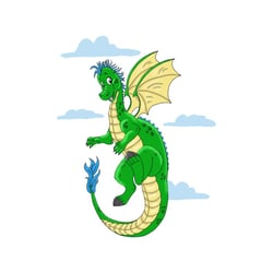 Drache fliegt