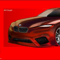 Design Process von Skizze bis zum Rendering, BMW Ideation Rendering