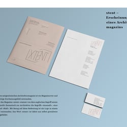xtent –  Erscheinungsbild  eines Architekturmagazins