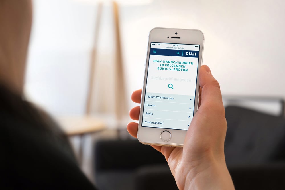 Mobiles Ärzteverzeichnis für die DIAH