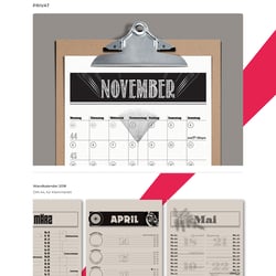 Privat – Wandkalender