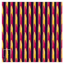Crayons in Yellow and Pink