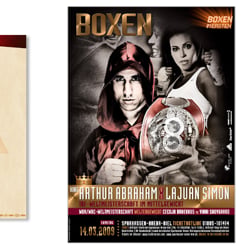 Wappen, Geschäftspapiere, Plakat – Boxsport (Foto + Grafik)