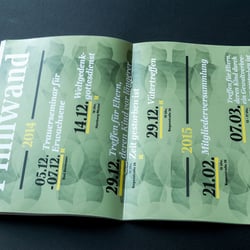 Doppelseite „Pinnwand“ Veranstaltungen (Ausgabe 59)