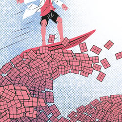 redaktionelle Illustration „Erneuerbare erneuern!“ (Doppelseite innen/Detail)