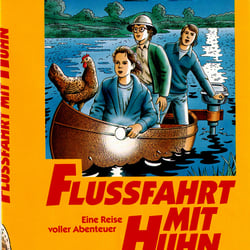 Flussfahrt mit Huhn