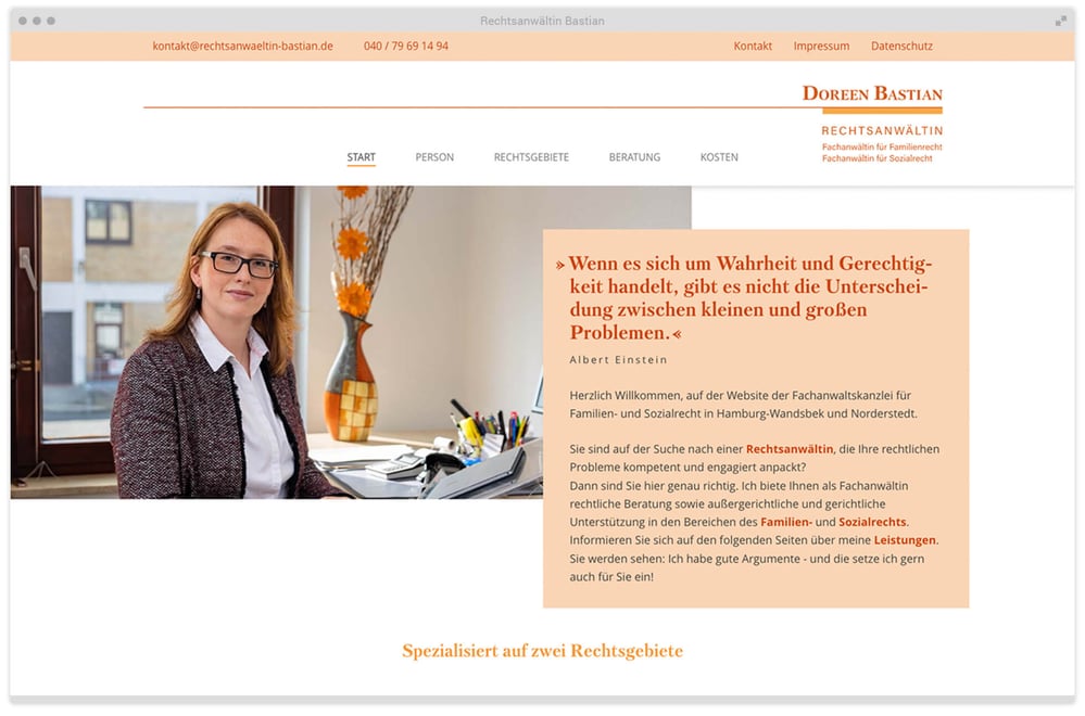 Desktop Ansicht