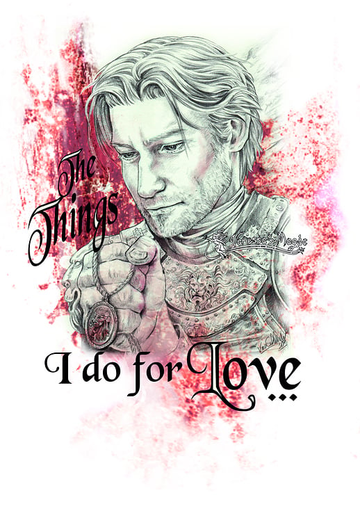 Fanart – Jamie Lannister von Game of Thrones Portrait