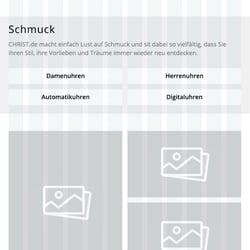 CHRIST – Juweliere und Uhrenmacher seit 1863 – Mock Up