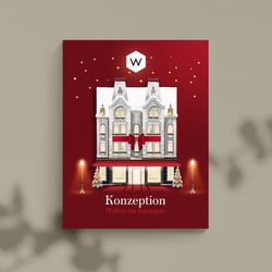 Adaption des Motivs auf die Print-Produkte.