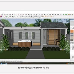 SketchUp Viewport: Lighting & Geometry Setup for Night Rendering