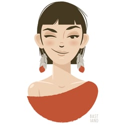 „Red“ (Vector Portrait)