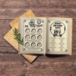 Design Menu for Degginger (Regensburg)