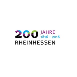 Logo „200 Jahre Rheinhessen“ ––  Rheinhessenwein e.V.