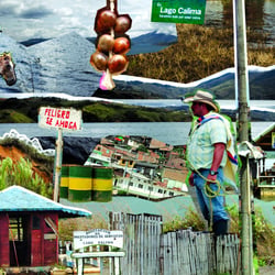 Stadtcollage Lago Calima/Kolumbien