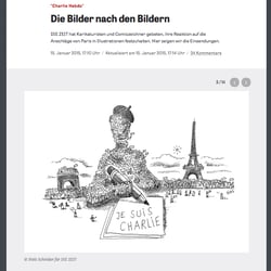 Solidarität mit Charlie Hebdo. Niels Schröder für „Die Zeit.