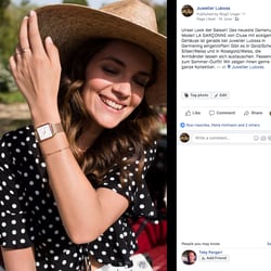 Facebook-Post für Juwelier Luboss